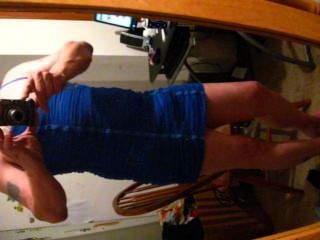 синее платье 1