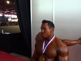 Musclebulls: Arnold классическая любительская 2014, Шифрование до 100kg, топ-3 парня