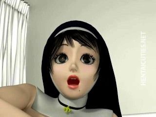 роговой 3d хентай монахиня сосать пенис
