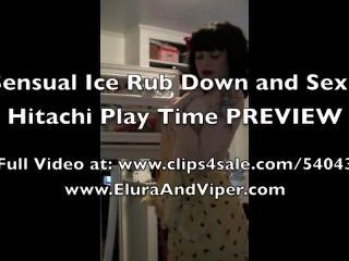 сексуальный лед руб вниз и Хитачи время игры предварительного просмотра